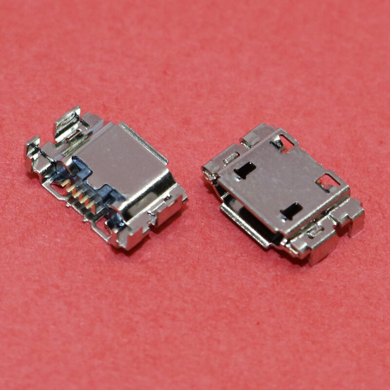 ChengHaoRan-Mini Conector micro USB, Conector de carga USB, pie más largo de 5 pines, MC-381