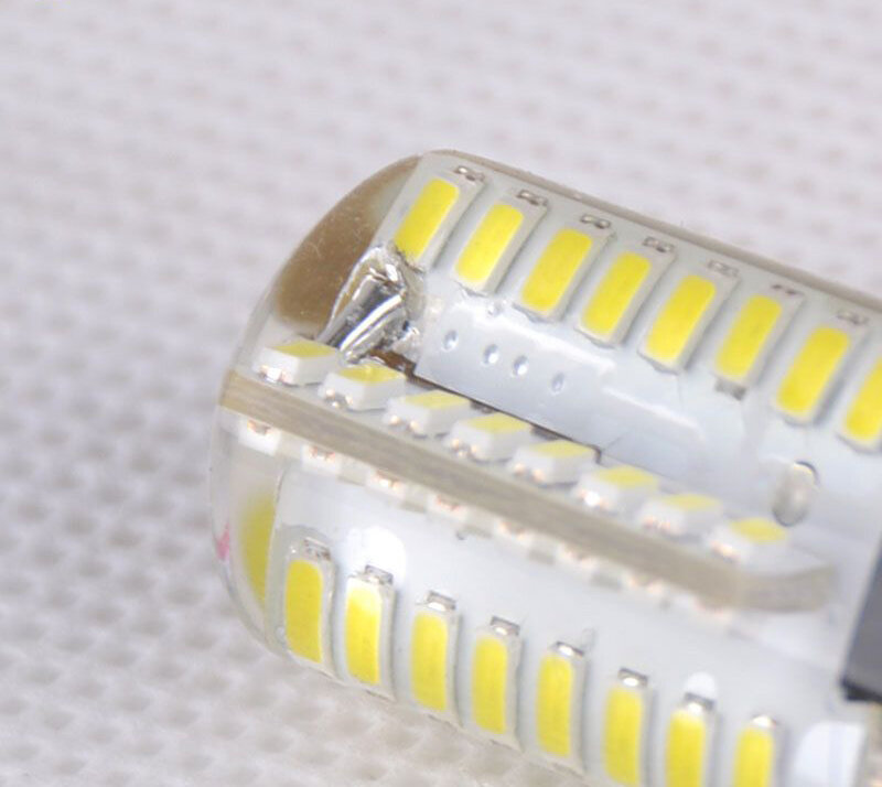 G9 led lampada a mais AC220V 3014 3w 5w candela in Silicone di cristallo a LED di alta qualità sostituire le lampade alogene 20-40W lampadina di natale