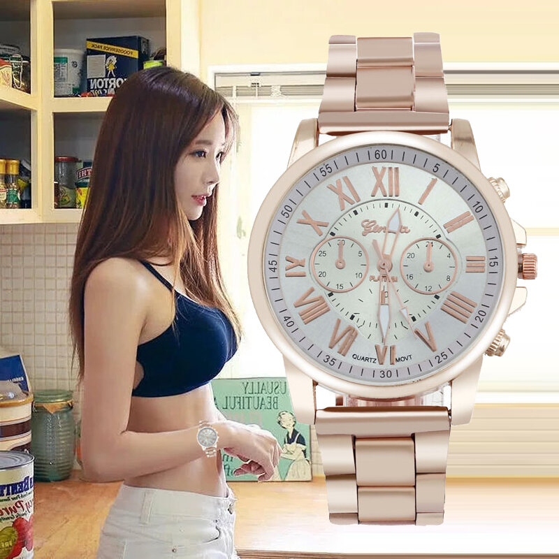 Vansvar Gold Sliver Mesh Stainless Steel Watches Women Top Brand Luxury Casual Girl Clock Ladies Wrist Watch Relogio Feminino