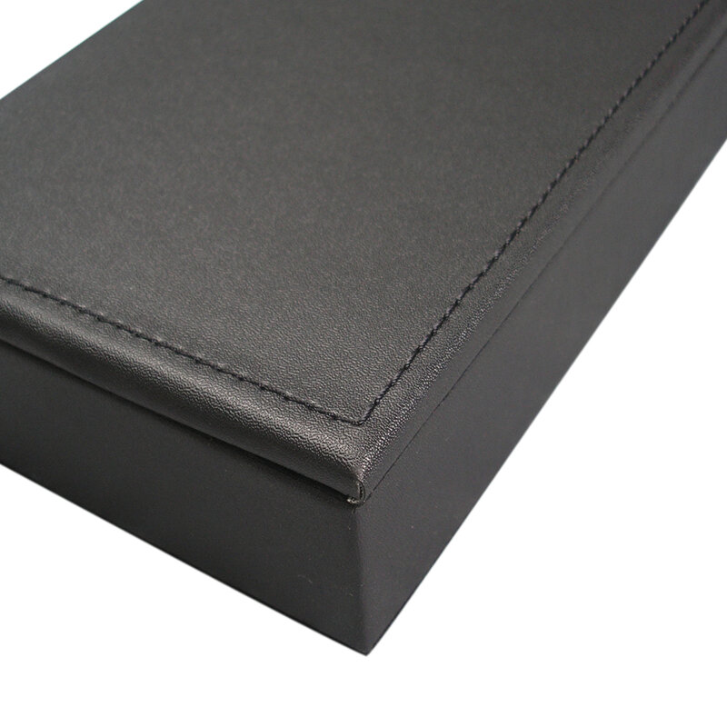 Fashion Pencil Box PU Leather Cover forniture per ufficio cancelleria Organizer portapenne accessori da scrivania custodia portaoggetti