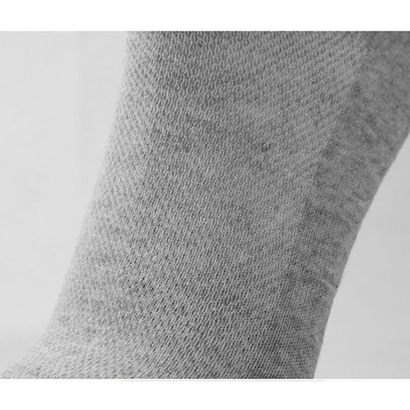 Calcetines finos transpirables para Hombre, medias clásicas lisas de malla sólida, talla Europea 38-43, 20 unidades = 10 pares