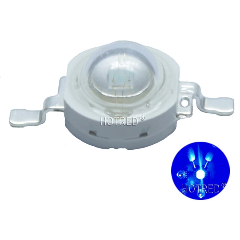 고출력 LED 발광 다이오드 칩 SMD 스포트라이트 다운라이트 램프 전구용, 따뜻한 화이트 레드 그린 블루 옐로우, 1W 3W, 10 개