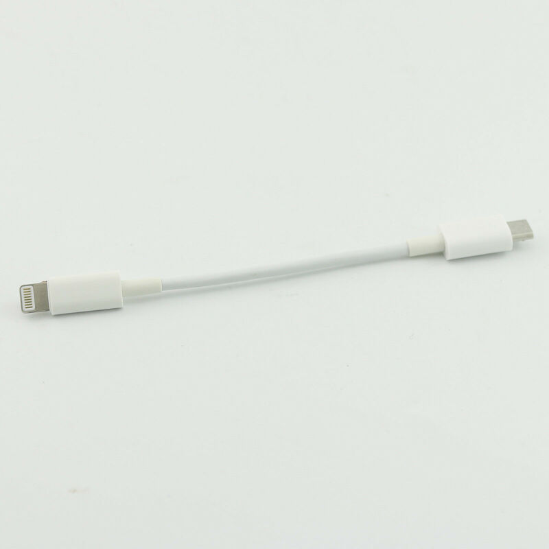 1pcs Micro USB 5Pin Male to Lightning Male Plug Data Charging Adapter Connector Cable 12cm