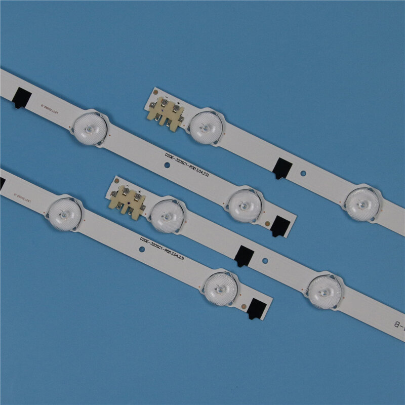 Barras de led para samsung, 5 peças embutidas, versão tridimensional 03 tv retroiluminação led, matriz de lâmpadas, bandas