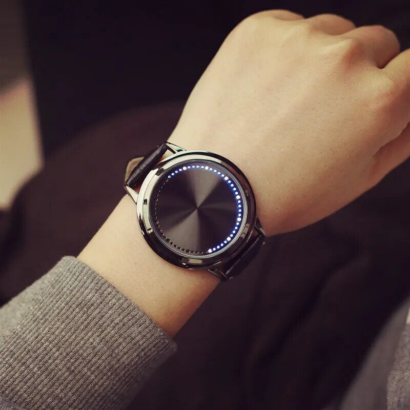 Wodoodporny zegarek led mężczyźni i kobiety miłośnicy oglądać inteligentne elektroniczne zegarki męskie zegarki Top marka luksusowy zegarek bajan Kol Saati