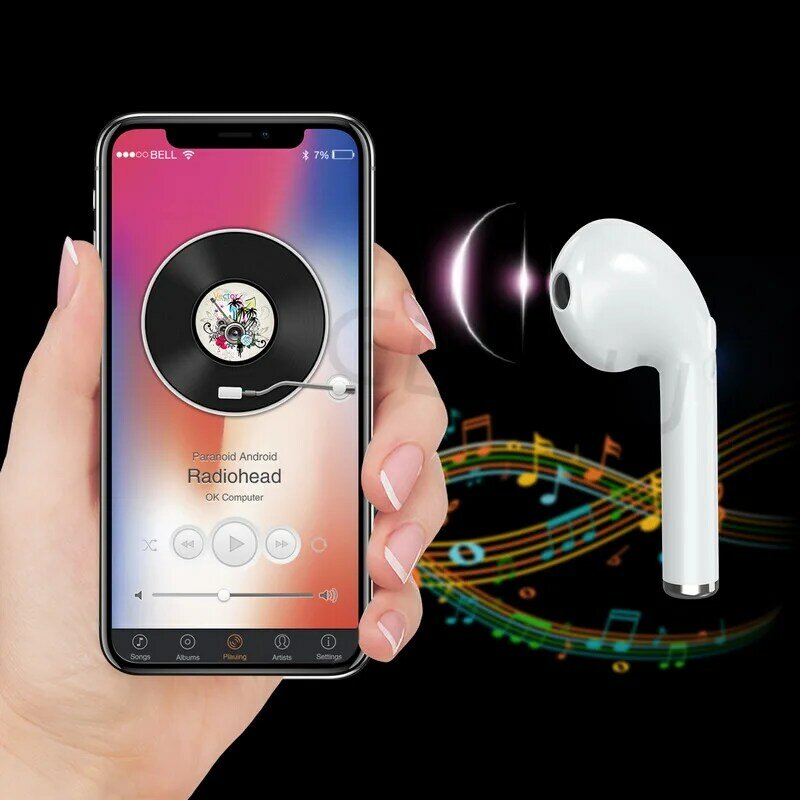 Bluetooth Earphone Mini Wireless in ear Earpiece Cordless Hands free Headphone Sport Stereo Auriculares Headset Earbuds Phone