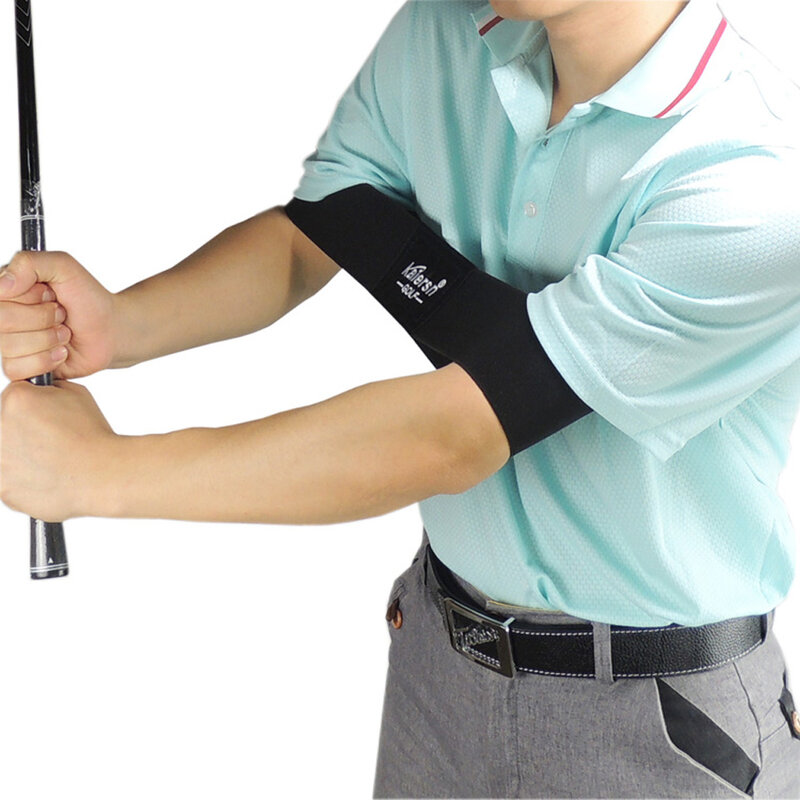 Golf Training Aids Balanço Mão Em Linha Reta Suporte Elbow Brace Posture Corrector para Iniciantes Prática Trainer Arco Acessórios de Golfe