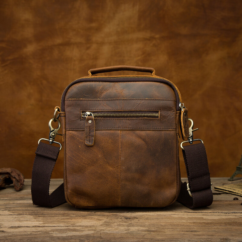 Оригинальная кожаная мужская модная повседневная сумка-тоут, мессенджер, дизайнерская ранец, кросс-боди сумка на плечо, чехол для планшета для мужчин 148-db