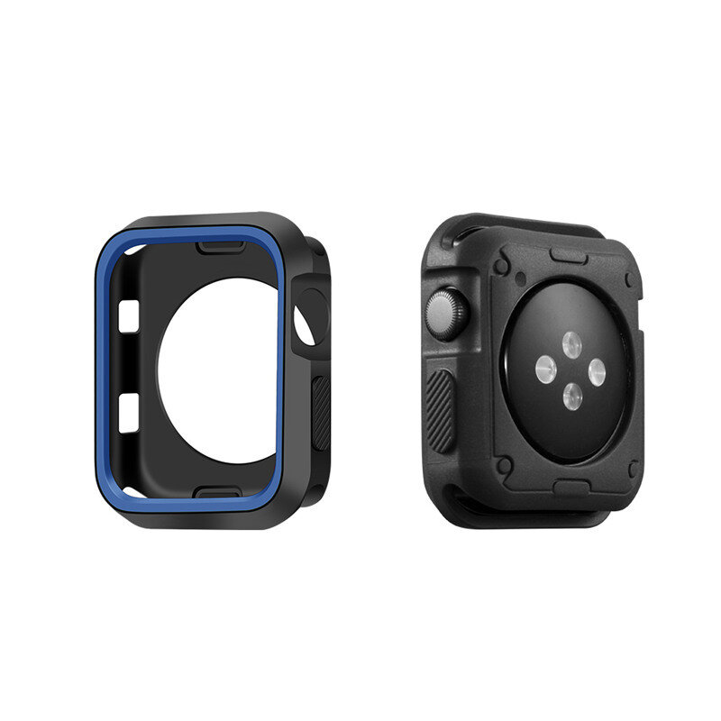 Funda protectora de TPU suave para Apple Watch 44mm 40mm 38mm 42mm carcasa parachoques perfecto para Apple iwatch Series 5/4/3/2