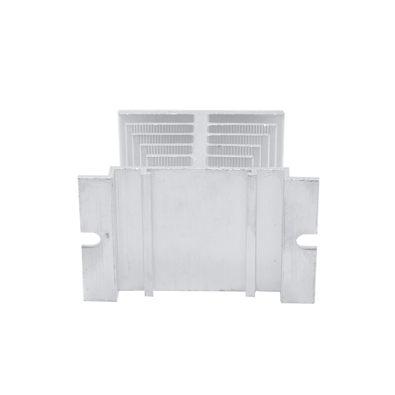 1pc Single Phase Solid State Relay SSR Aluminum Heat Sink Dissipation Radiator Newest,Suitable for 10A-40A relay