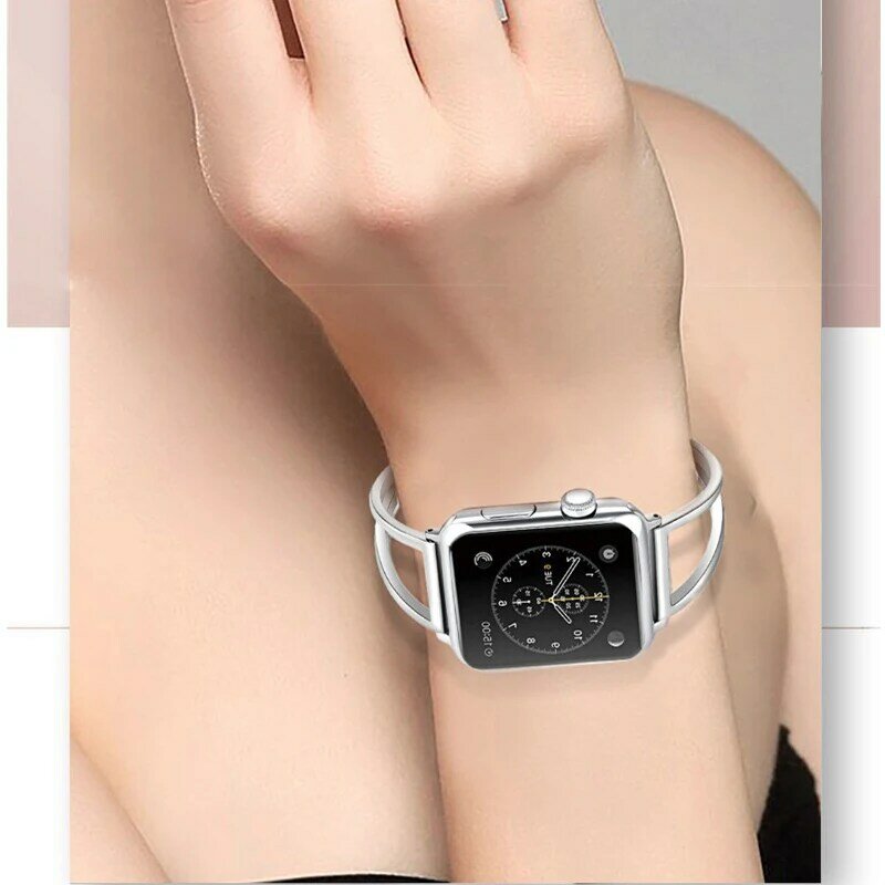 316l pulseira de aço inoxidável para apple watch 4 5 banda 44mm 42mm 40mm 38mm pulseira de metal para iwatch 5/4/3/2/1 cinto