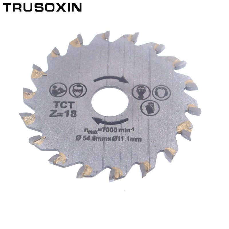 For wood metal granite marble tile brick disc for protable cutting tools electrical chain TCT alloy steel 18Tooth circular saw