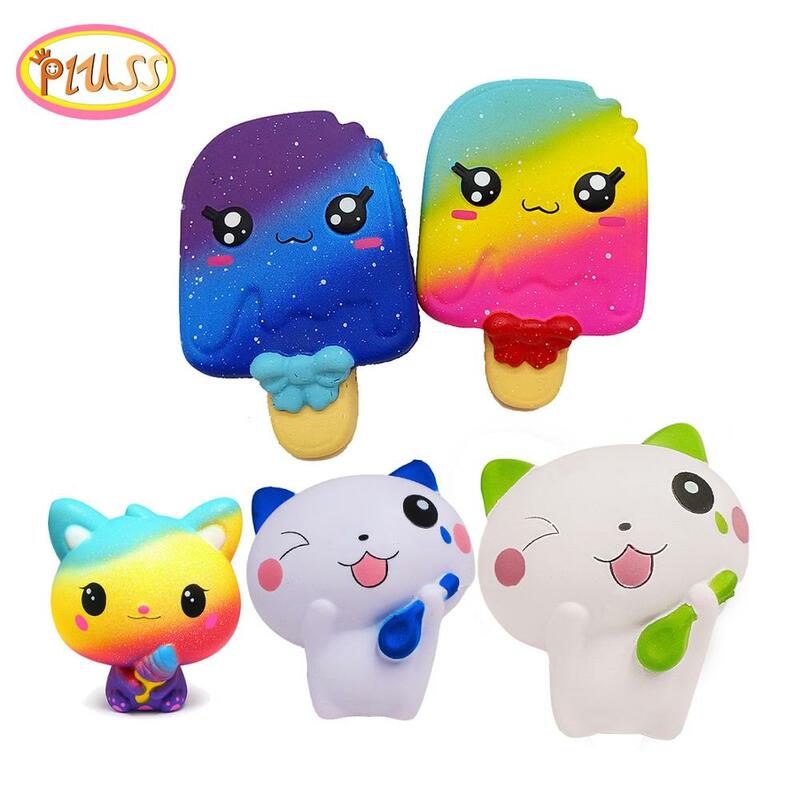 Squishy Jumbo Stress Relief Toy para Crianças, Kawaii, Slow Rising Squeeze Toy, Stress Relief, Comida, Perfumado, Presente para Crianças, Squishy, Jumbo