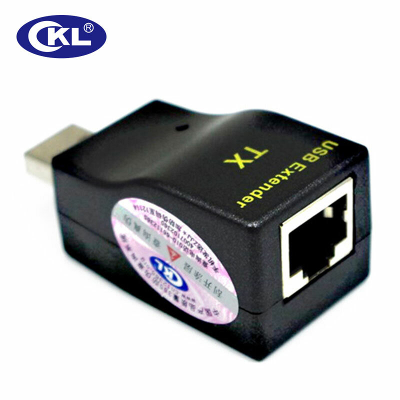 Удлинитель USB CKL для кабеля CAT5/CAT5E/CAT6 STP, до 50 м/100 м, Поддержка WINDOWS 98SE/ME/2000/LINUX