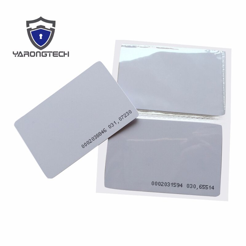 Cheap China blank pvc 125khz em4100 rfid card for door entry control -100pcs/lot