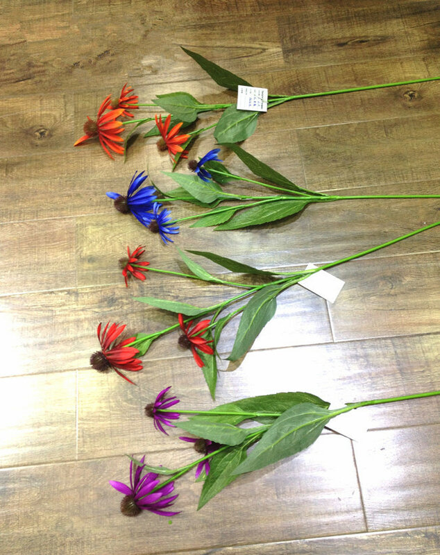 Lojas de fábrica] echinacea flor simulação flores artificiais flores simulação fabricantes abriu com casamento hous