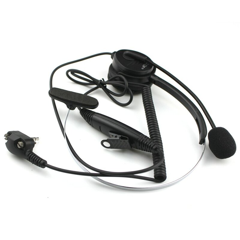Cuffia Singola Headset Collare PTT Con Microfono Per Vertex Standard VX131 VX230 VX231 VX261 Walkie Talkie