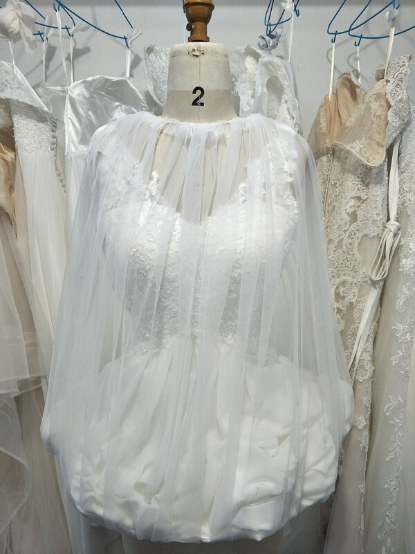 Sammeln Sie Slip Rock für Braut Kumpel Petticoat Hochzeit Unterrock speichern Sie von Toiletten wasser Frauen Tüll Kleid schützen vor der Toilette