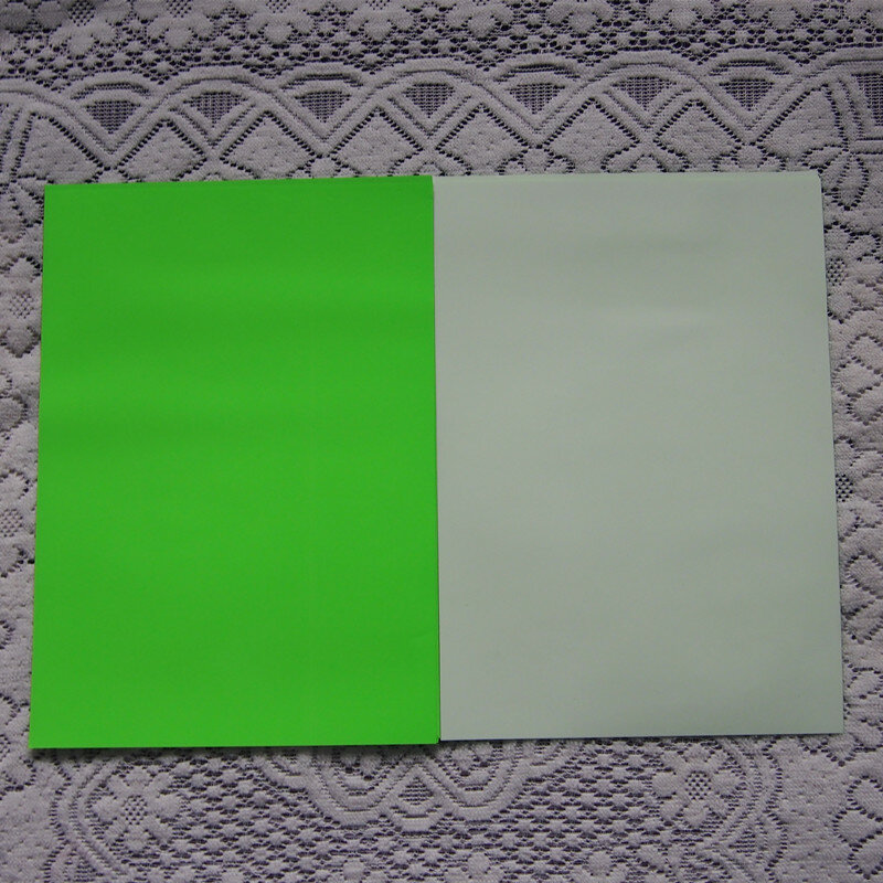 (A4*8pcs) Neon Green PU Vinyl Heat Transfer Vinyl For Clothing t shirt Vinyl Plotter Iron On Vinyl Textil Heat Press NGR614