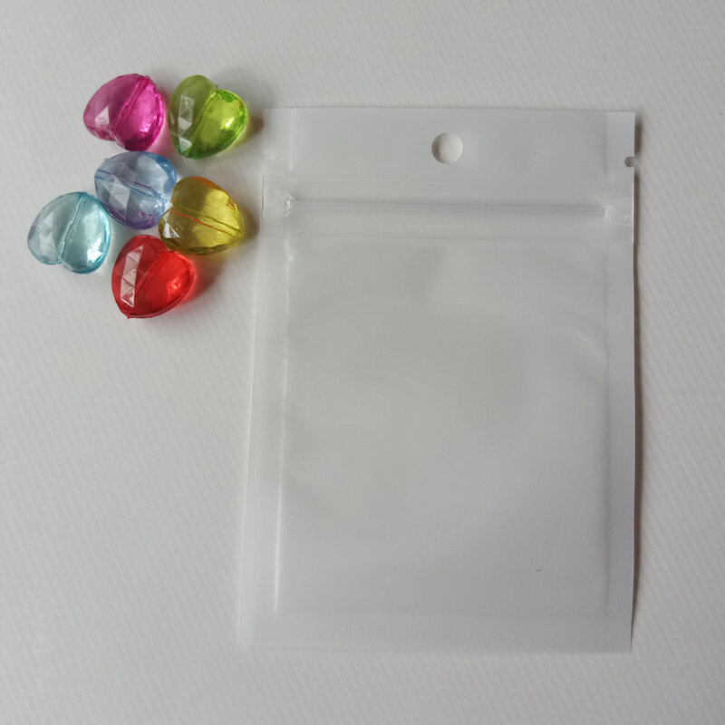 Bolsas transparentes para joias, sacolas com zíper para armazenamento, presente com 1000 peças, 12x20