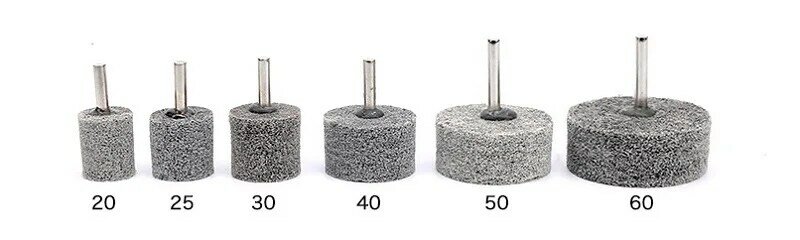 New 10pcs 6mm Shank Fiber Nylon Special Mounted Point Grinding Head for Mould Finish Polish Grinder Rotary Tools