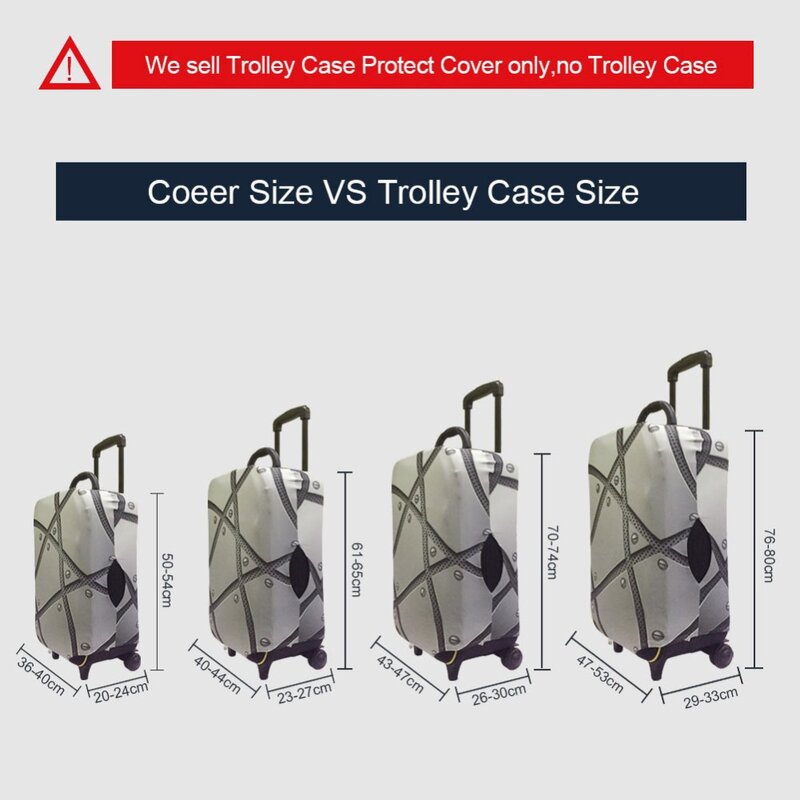 Dier Mier Print Reizen Accessoires Koffer Beschermende Covers 18-32 Inch Elastische Bagage Stofkap Case Rekbaar