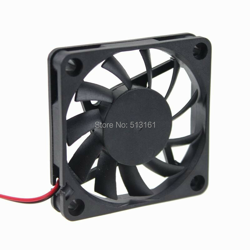 Gdstime – ventilateur de refroidissement pour PC, connecteur 60mm, 6cm, 5 pièces, 12V, 2510mm, 2.54mm, 60x60x10mm