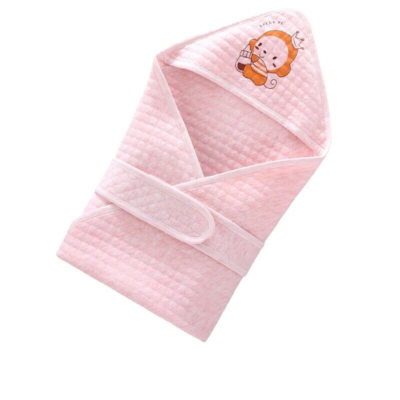 Spring Autumn Baby Bedding Blanket Infant Swaddle Wrap Cotton Sleepsack for Newborns Cartoon Baby Swaddling Blanket 80*80cm