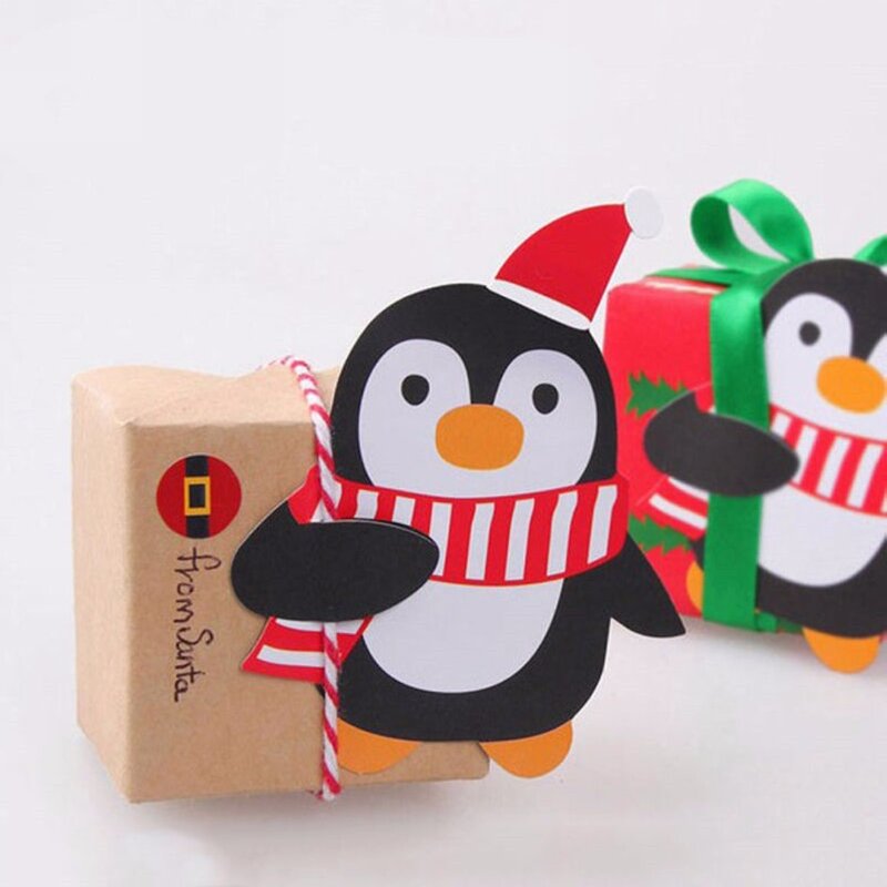 50 stücke DIY 2018 Neue Weihnachten Papier Candy Schokolade Lollipop Sticks Kuchen Pops Xmas Party Decor
