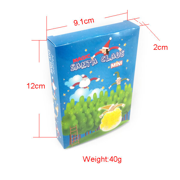 2019 85mm H Colorful Mystic Elf Trees Magic Growing Paper Santa Claus Tree Father Christmas Wizard Hot Funny Kids Toys Novelties