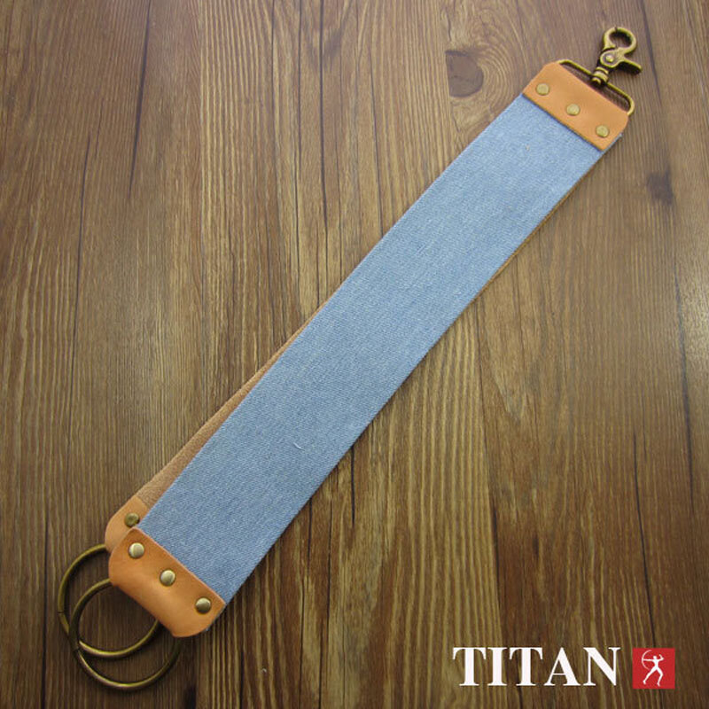 Titan leather strop keep razor sharp belt