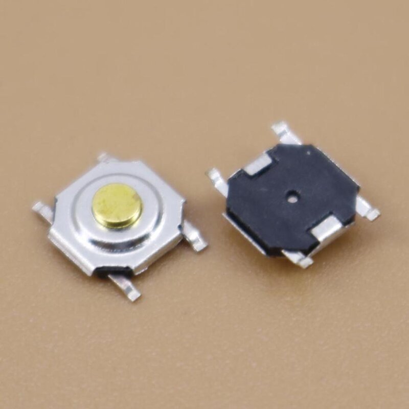 YuXi 4*4*1,5mm/4x4x1. 6mm/4x4x1.7mm Interruptor táctil para luz SMD4 botón táctil de encendido/apagado microinterruptor táctil 4*4*1,5 teclas botón SMD 4pin