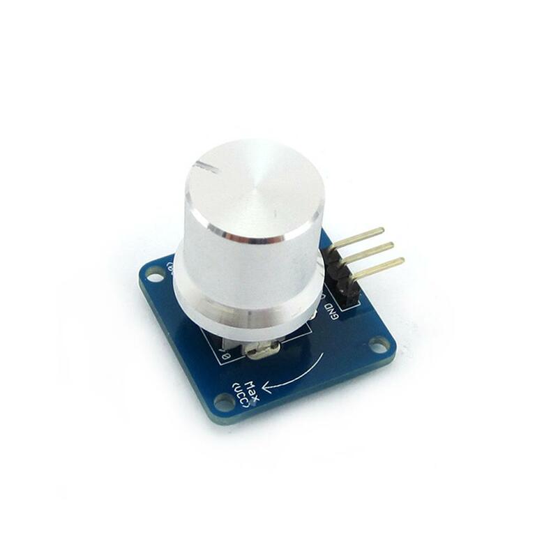 4 peças interruptor botão de potenciômetro ajustável módulo de controle de volume do sensor de ângulo rotativo para arduino avr stm32 fz1580