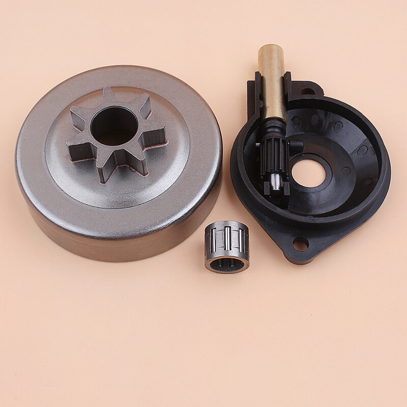 .325" 7T Clutch Drum Bearing Oil Pump Drive Kit for Husqvarna 240 240E 236 236E 235 235E Chainsaw Replacement Parts 581063901