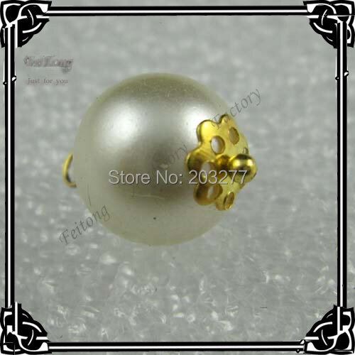 Spedizione gratuita! 80 pz/lotto 1.2 CM diametro di plastica perle perline perla accessorio di moda