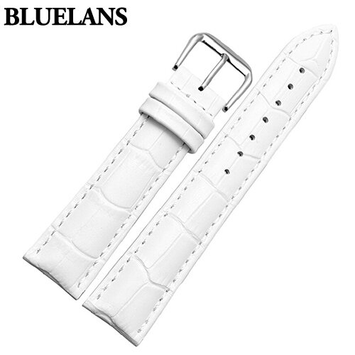 Watch Band Women Men Unisex Faux Leather Watch Strap Buckle Band Watch Belts Black Brown White 18mm 20mm 22mm Watchband