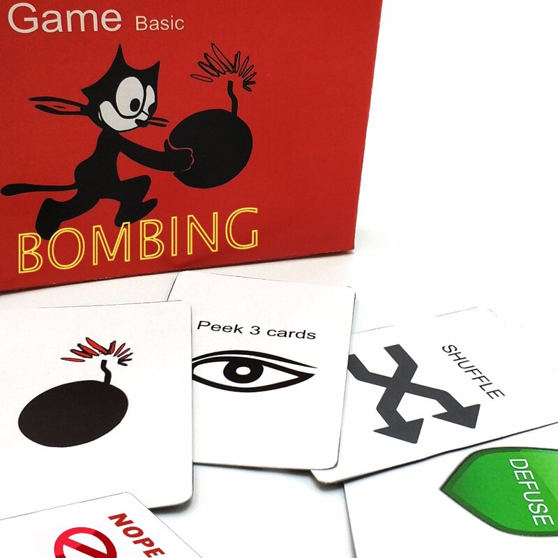 2019 gatitos juego edición Original-básica con caja roja no es seguro edición con caja negra para fiesta juego de mesa divertido familiar
