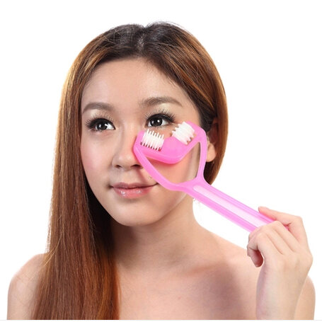 Magic Oblique Mouth Thin Face Massage Double Row Wheel Roller Beauty Massager Lymphatic Tool Health Therapy Care Stress Relax