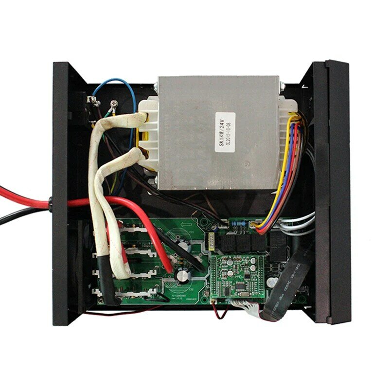 Système de onduleur domestique 800VA 640W, 85-275VAC, entrée 110V 220V 230V 240V ac, sortie à onde sinusoïdale Pure avec batterie 12V 24V