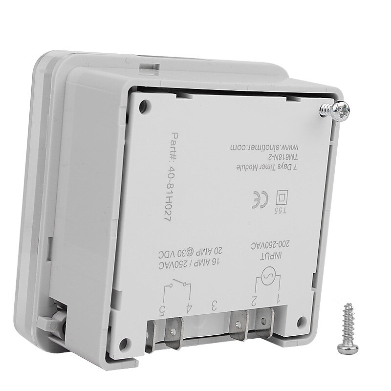 SINOTIMER-caixa transparente de plástico para o interruptor do tempo, tampa impermeável, montagem do painel, proteção do cerco, temporizador, TM618, CN101, CN101A