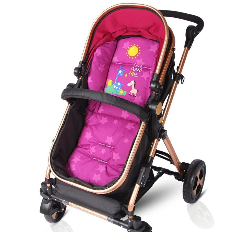 Carrinho de bebê dos desenhos animados almofada de assento universal pram capa de assento do bebê grosso almofada de fraldas do bebê carrinhos de assento almofada de carrinho de criança acessórios