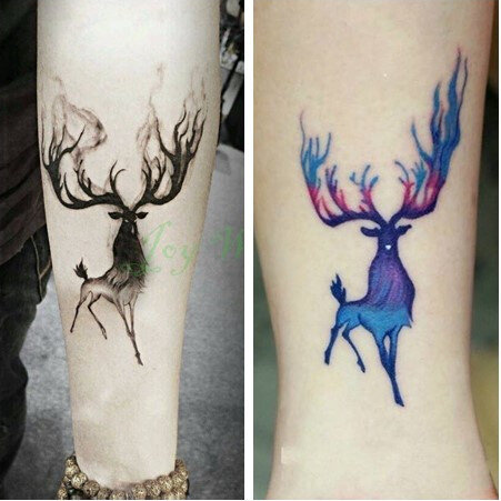 Etiqueta provisória impermeável da tatuagem 10.5*6 cm moose deer bucks tatuagem elk tatto adesivos flash tatoo tatuagens falsas para homens menina