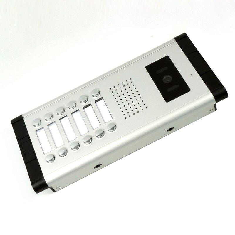 12 Units Apartment Video Intercom System 7นิ้วประตูวิดีโอโทรศัพท์ระบบอินเตอร์คอมแบบมีสาย Home Video Doorbell Kit