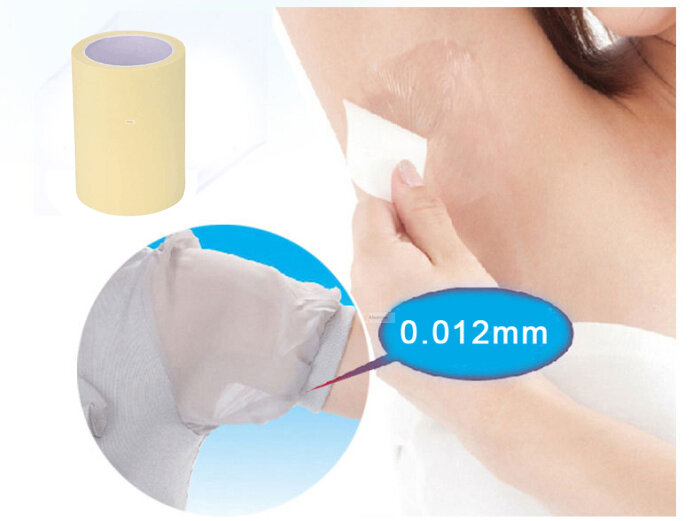1 rollo invisible para absorber el sudor en las axilas, cinta transparente para axila, desodorante, pegatinas antitranspirantes para hombres y mujeres