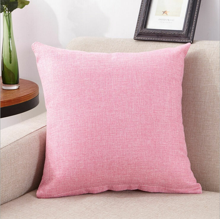45x45cm New Soft Multicolor Choice Tailored Edge Poly Cotton European Cushion Home Decor Pillowcase