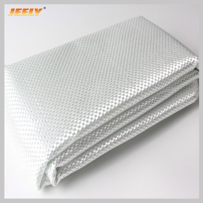 Jeely E-class 50gsm to 200gsm Glass Fiber Tear Resistant Woven Fiberglass Fabric Cut-resistant Reinforce Cloth 1m*1m