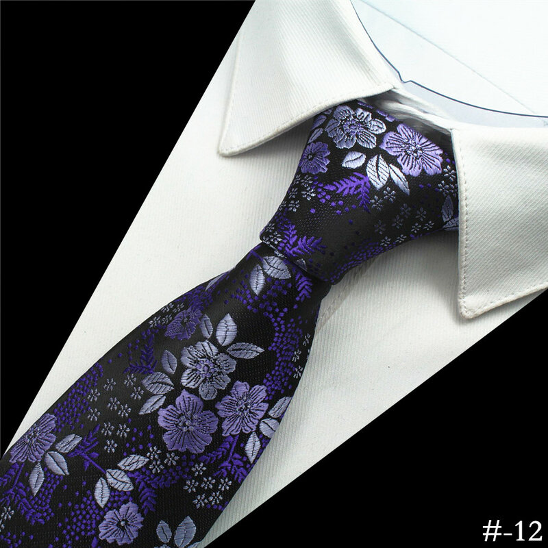 Галстук GUSLESON мужской, в клетку и полоску, 100%, Мужской Шелковый галстук, 8 см