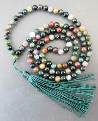 Tibetan Buddhist 108 Prayer Beads Mala Necklace