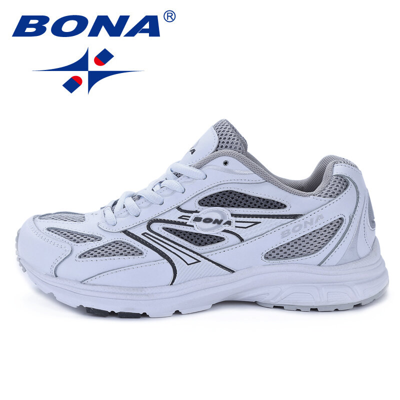 BONA คลาสสิกใหม่สไตล์รองเท้าสตรี Running Breathable ด้านบนกลางแจ้งวิ่งกีฬารองเท้าสบายๆรองเท้าผ้าใบสตรี