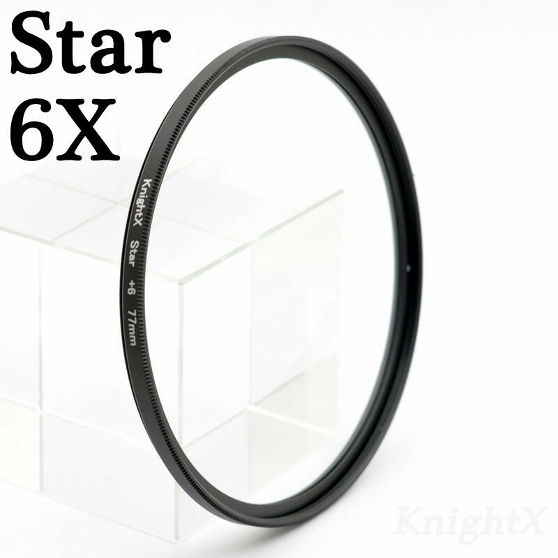 KnightX Star Line 52MM 55MM 58MM 67MM 77MM Filtro de lente de cámara para canon eos sony nikon d3300 400d 18-135 d5100 fotografía